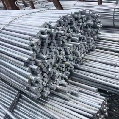 Barra redonda galvanizada los 5m 1200m m JIS G3302 DX54D Z260 del acero A36