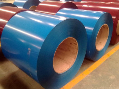 0.5 mm de espesor bobina de acero galvanizado prepintada Certificado ISO borde del molino bobina PPGI con color RAL