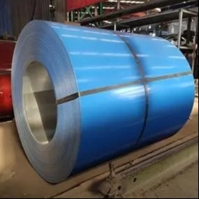 0.4 mm espesor PPGI bobina de acero galvanizado Certificado ISO borde de molino RAL3005