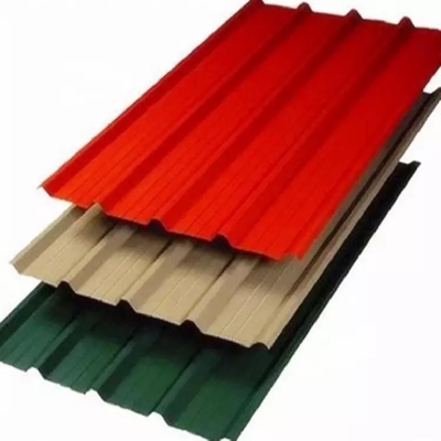 La hoja revestida de la placa del color de PPGI galvanizó la techumbre roja del EN de 0.12-3m m
