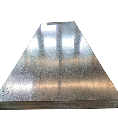 Cubriendo Z40 Z275 galvanizó la placa de acero del cinc de la hoja del cinc 0.1-0.6m m
