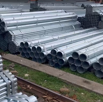 Grueso ISO9001 del tubo DX51D Z265 70 de la chapa de Han Steel Seamless Galvanized Round