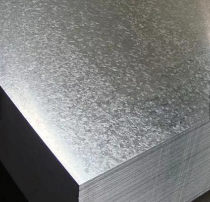 S250GD S550GD ASTM galvanizó la chapa de acero 4x8 0.12MM-4.5M M