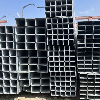 El EN AISI S235 galvanizó el tubo galvanizado del cuadrado de la inmersión caliente del tubo ASTM A106 A36 del cuadrado del metal
