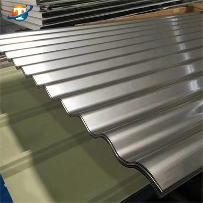 El tejado teja el metal acanalado que la hoja de aluminio galvanizó los paneles acanalados del tejado del metal