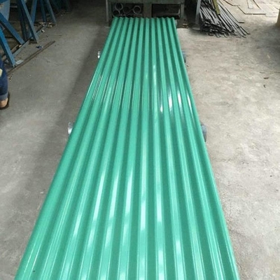 El verde revestido de la placa del color del edificio de SGCC galvanizó la placa de acero DX54D Z50