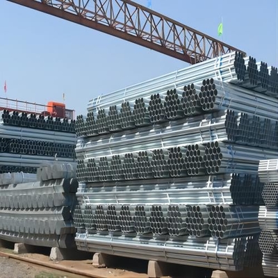 La inmersión caliente de Q235B DN80 galvanizó la tubería de acero del suministro de agua del tubo/del fuego del invernadero de 0,1 - de 300m m