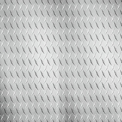 1050 1100 3003 5052 placa a cuadros de aluminio de diamante grabado en relieve para señales de tráfico