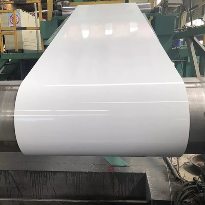 Bobina de acero galvanizada prepintada Z200 del color blanco PPGI para hacer Whiteboards