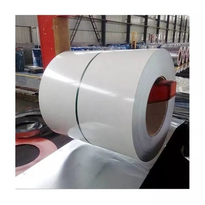 Bobina de acero galvanizado prepintado blanco PPGI 0.4mm 9016