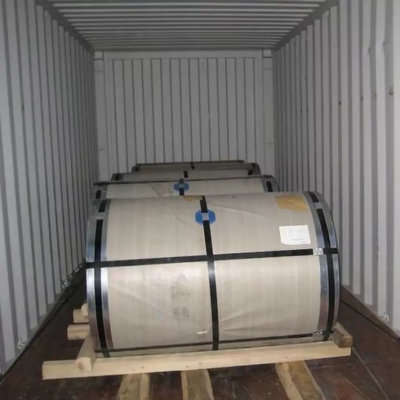 Bobina galvanizada rollo de acero galvanizada sumergida caliente del soldado enrollado en el ejército de la tira de G550 0.4m m
