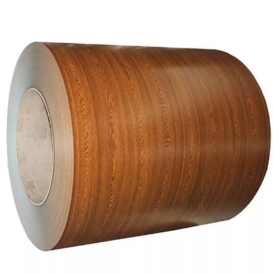 El color de mármol de madera de PPGI cubrió la bobina de acero 1250m m PPGL A755 para la decoración casera