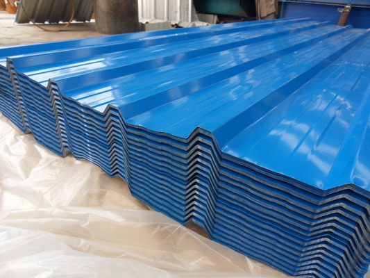 El color de acero acanalado de la hoja que cubría cubrió el metal galvanizado hierro G550 500m m