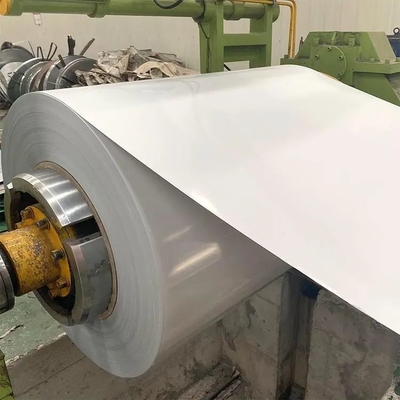 Ppgi prepintado blanco galvanizó la bobina de acero 0.4m m PPGI cubierto color G350