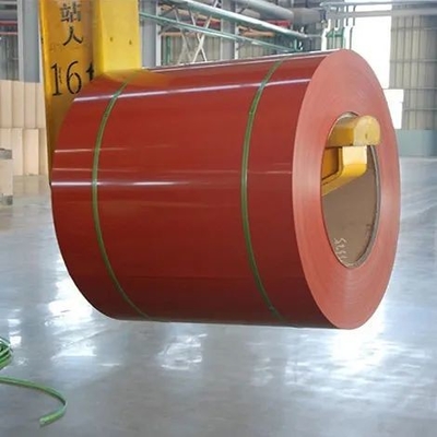 La anchura 600m m PPGI galvanizó la bobina de acero 180 - fuerza de producción 220Mpa