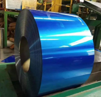 La anchura 600m m PPGI galvanizó la bobina de acero 180 - fuerza de producción 220Mpa