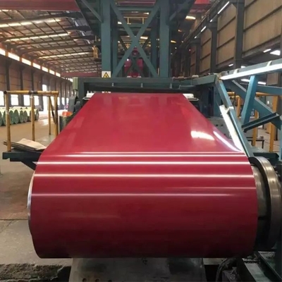 275g / Los M2 cubren con cinc cubierto colorean cubierto arrollan 3 - la fuerza de producción 8MT 180Mpa