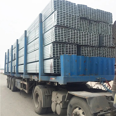 Pipa de tubos de acero galvanizado Q195 rectangular hueco GI 630mm