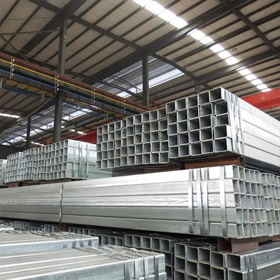 Tubo galvanizado de acero soldado Q235 Q345 cuadrado 30*30 50*50 100*100 tubo laminado en caliente