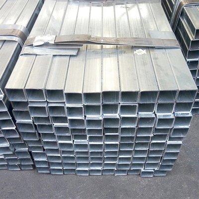 Tubo galvanizado de acero soldado Q235 Q345 cuadrado 30*30 50*50 100*100 tubo laminado en caliente
