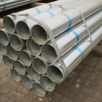 Q345 Tubos redondos de acero galvanizado en caliente de alta tenacidad para gas natural