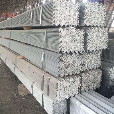Calentado Q235 Q345 acero galvanizado de ángulo igual material de construcción buena estabilidad