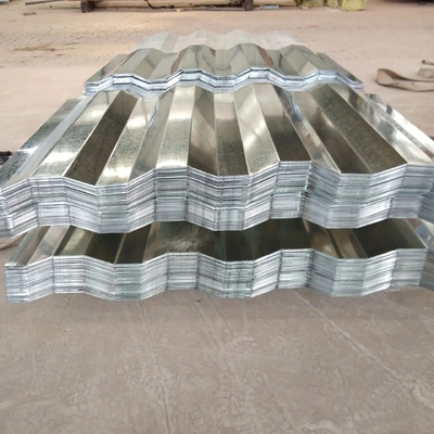 Q215 Q235 Q275 Plata de acero galvanizado corrugado recubierta de zinc