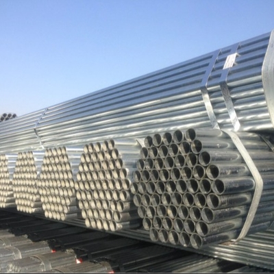Q235 Q195 Q215 tubo galvanizado redondo 3 pulgadas 4 pulgadas soldadura personalizada en construcción