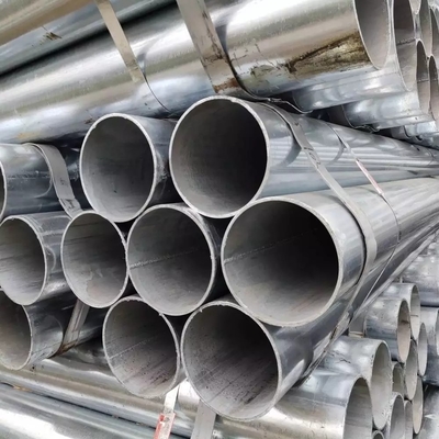 Astm A36 A53 1 2 Tubo galvanizado sumergido en caliente Q235b Q345a Erw Soldado redondo en gas de petróleo