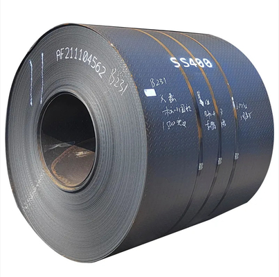 En el caso de los productos de acero al carbono negro, la bobina de acero al carbono negro SS400 Q235 Q345