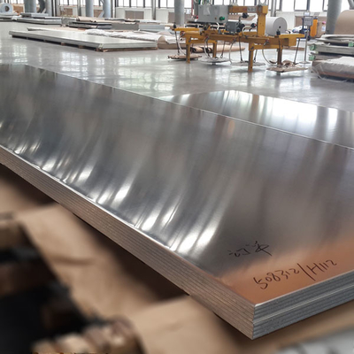 Placa de aleación de aluminio/hoja aluminizada ASTM 5083 H116 5052 5083 1 mm 2 mm de espesor grado marino