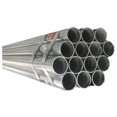 Pipa de acero galvanizado Q195 Q345 sumergida en caliente 5.8m 6m 12m longitud redonda/cuadrada/rectángulo
