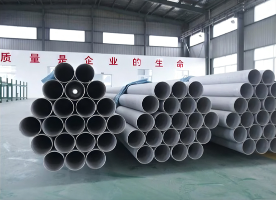 SS ASTM 201 304 316L 347 Tubo de acero inoxidable laminado en caliente para edificios
