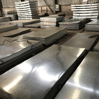 Z275 DX51D Hoja de acero galvanizado de 2 mm de espesor Cortado ligeramente aceitado