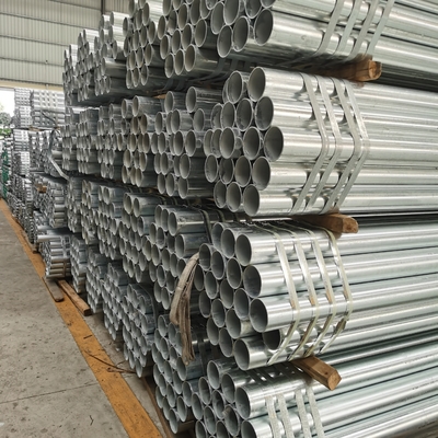 Tubo de acero galvanizado de diámetro exterior de 28 mm ASTM A572 para materiales de andamios