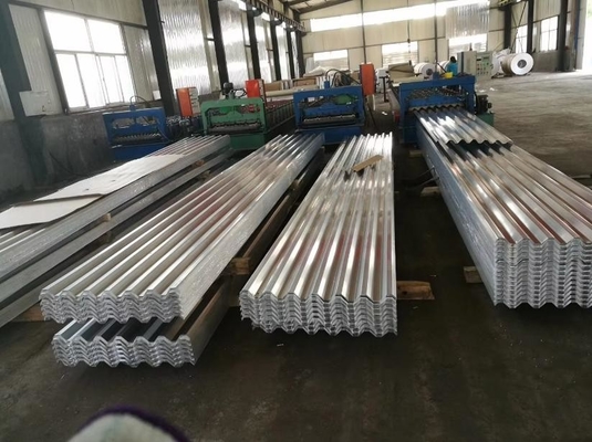 0.5 mm de espesor láminas galvanizadas onduladas 1220*2440 mm G550 SGCC láminas para techos