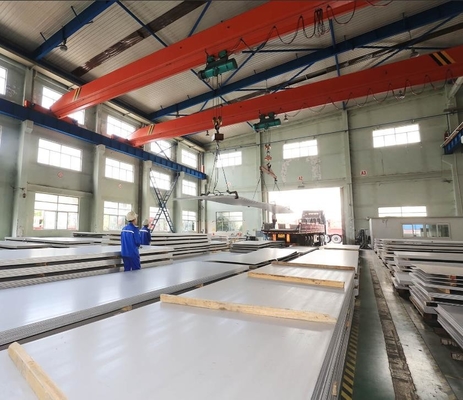 Hojas de acero inoxidable laminadas en caliente / en frío ASTM 321 316 316L 14 16 Guage 2b / 8k Superficie