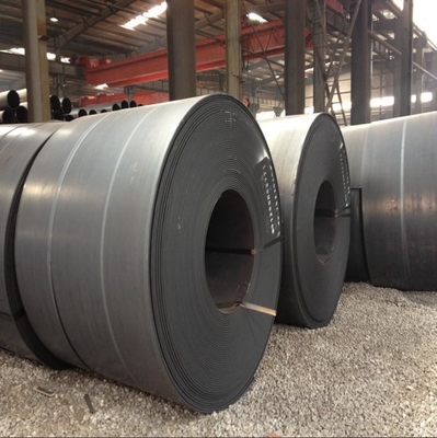 ASTM A283 A36 Alta resistencia 26 Gauge Ss400 Q345 HR Bobina de acero de carbono suave Bobina de acero de carbono