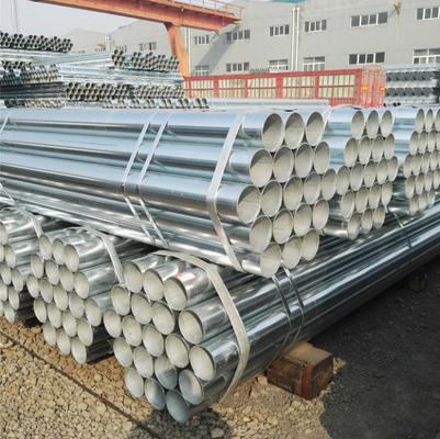 Tubos de acero galvanizado para la industria Dx51d SGCC Sgcd Secc Fabricación de tubos de acero galvanizado sin costura