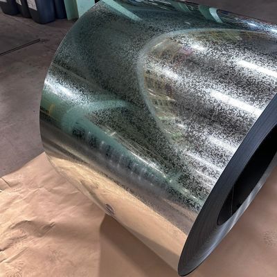 0.6mm bobinas de zinc de acero G550 ST37 DC54D DC56D en el sector industrial anticorrosivo
